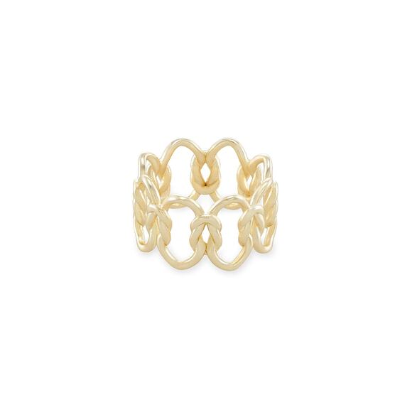 Kendra Scott Fallyn Band Ring - Gold - Picture 1 of 2